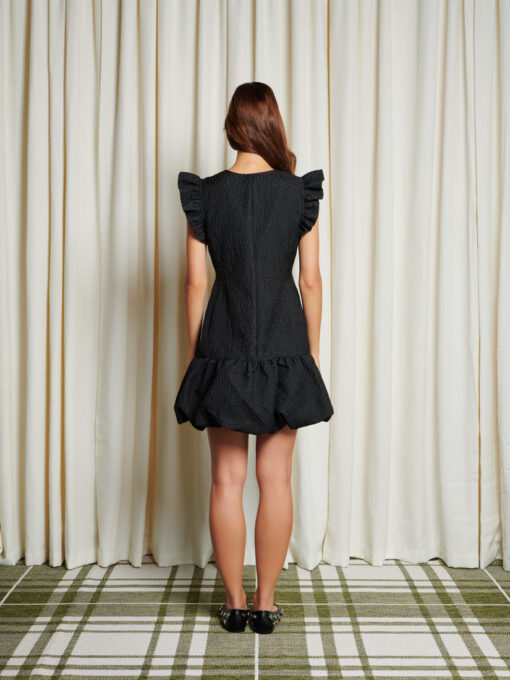 Ghospell  Blair Jacquard Mini Dress - Image 4