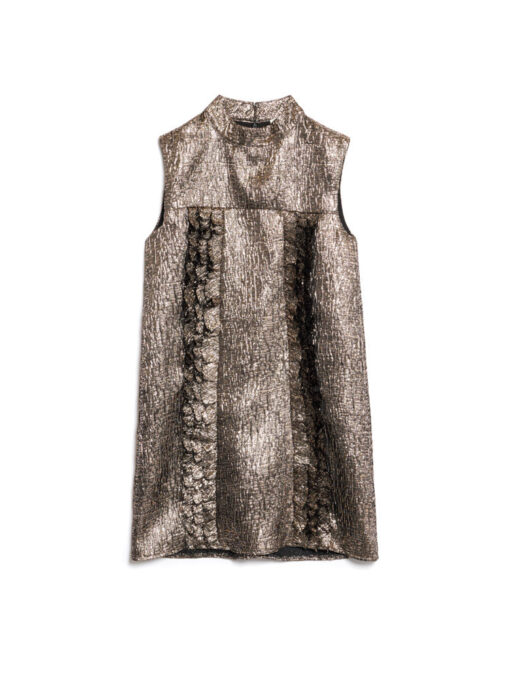 Ghospell  Lundy Metallic Dress - Image 7