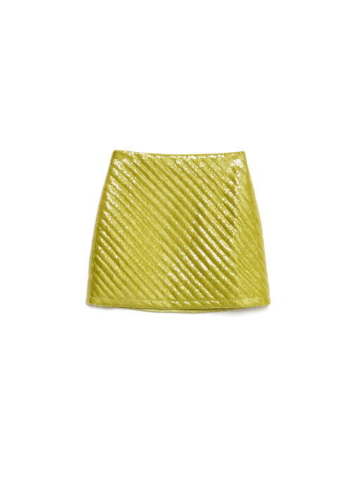 Ghospell  Xyla Padded Sequin Mini Skirt - Image 7