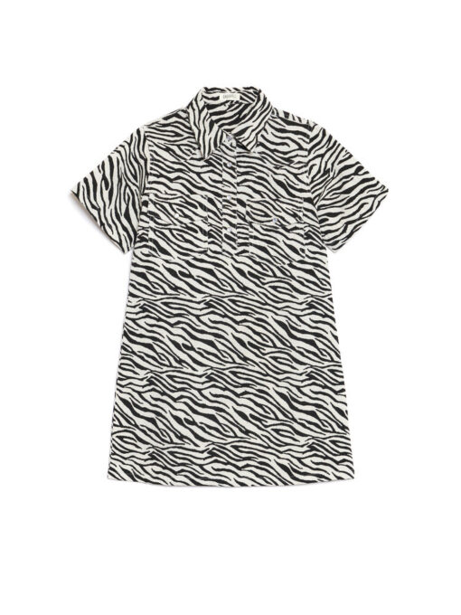 Ghospell Zia Zebra Mini Dress - Image 7