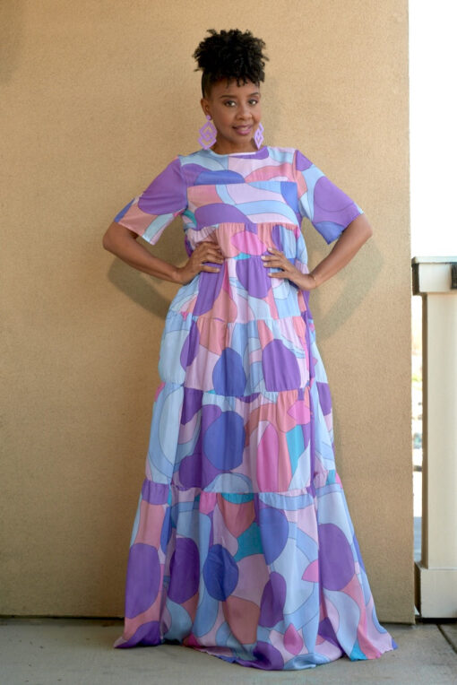 Retro Dot Tiered Maxi -FINAL SALE - Image 3