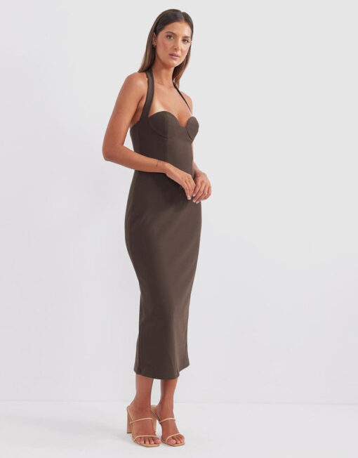 Socialite Halter Midi Dress - Image 6