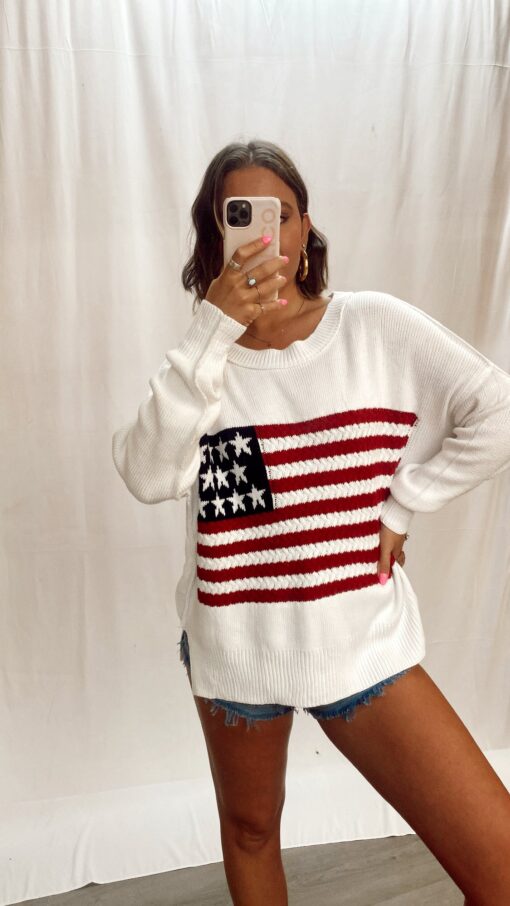 Ivory Flag Sweater - Image 2