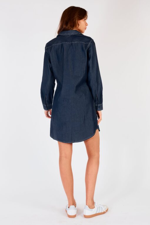 Marseille Denim Shirtdress - Image 3