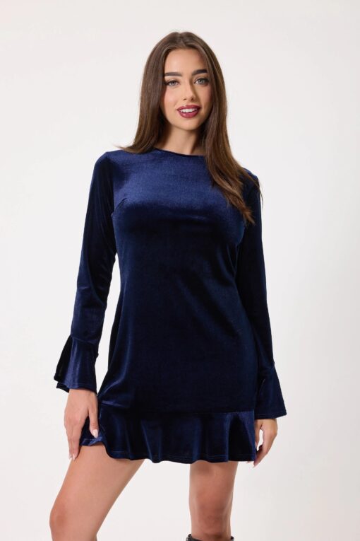 Leslie Velvet Dress - Image 3