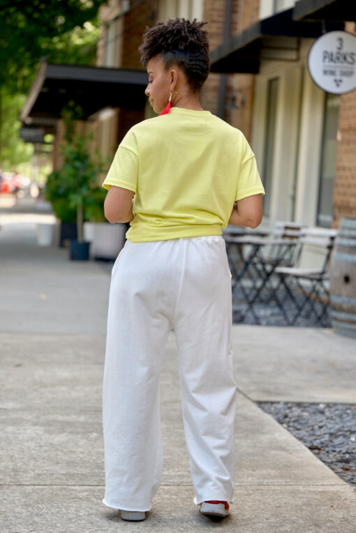 Dope Sneakers and a T-Shirt Tee -Yellow - Image 2