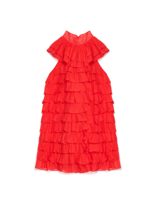 Elody Ruffle Mini Dress - Image 7