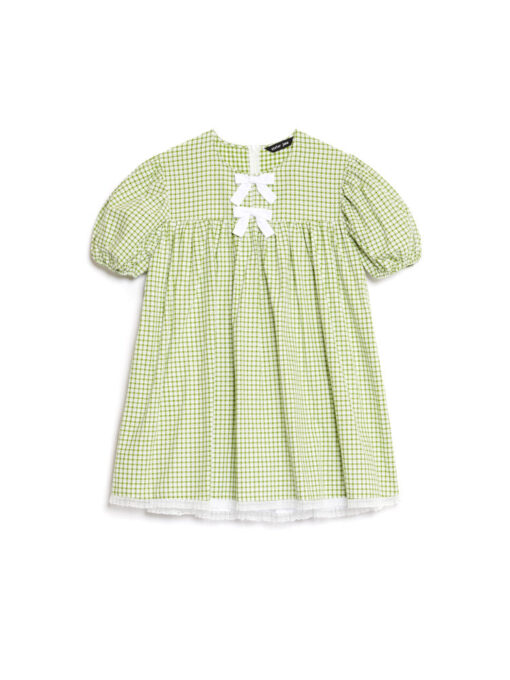 Pet Gingham Mini Dress - Image 7