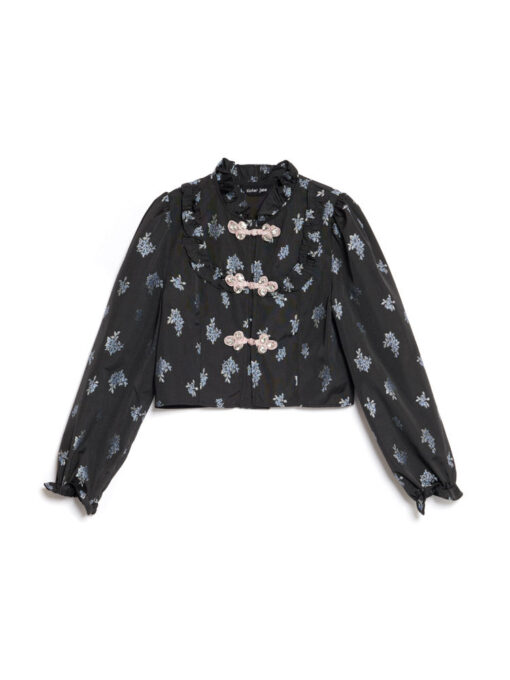 Onyx Floral Top - Image 7