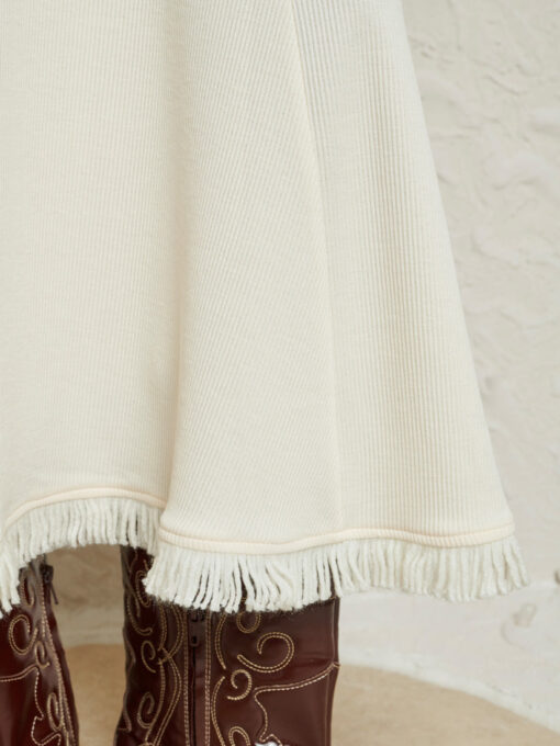 Ghospell  Kimberley Knit Midi Skirt - Image 6