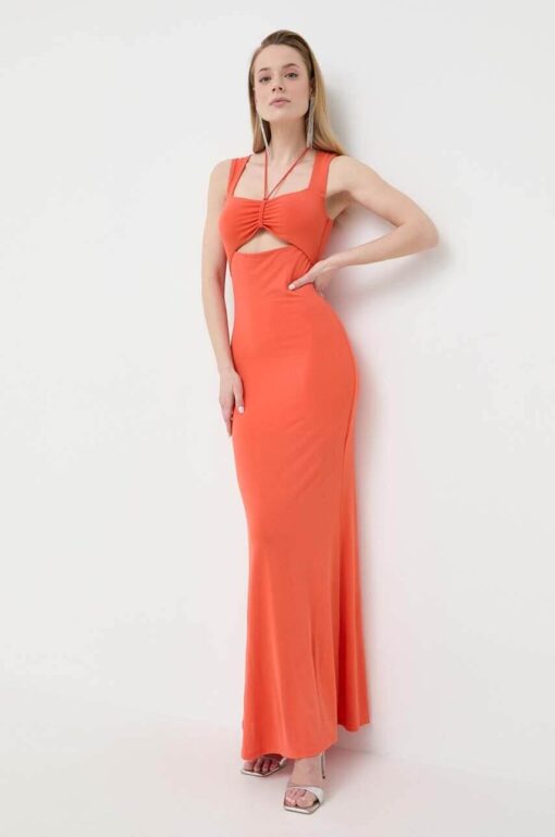 Intense Coral Cut-Out Dress - Image 3