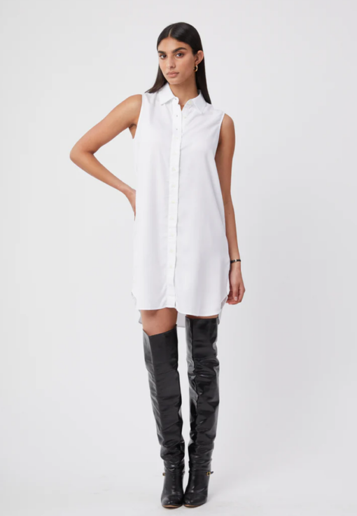 The Sleeveless Shirt Dress - Image 2