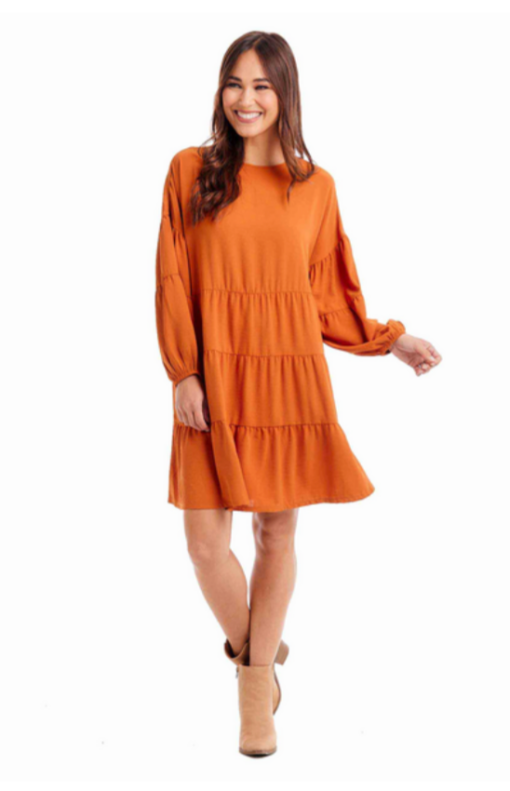 Mud Pie- Dallas Tiered Dress in Assorted Colors