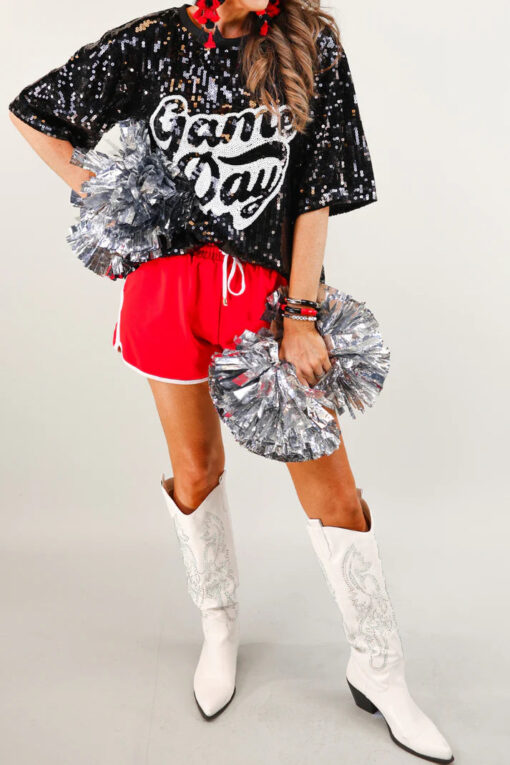 Sequin Game Day Top - 3 Color Options - Image 29