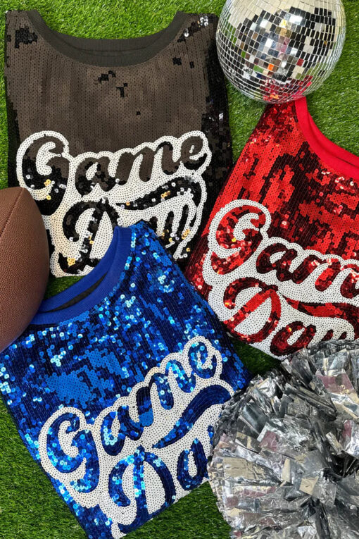 Sequin Game Day Top - 3 Color Options - Image 4