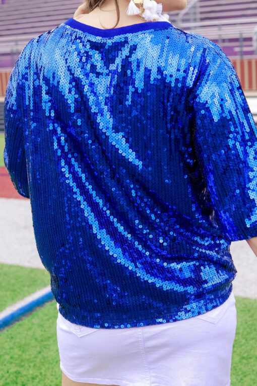 Sequin Game Day Top - 3 Color Options - Image 42