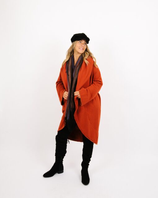 Long Wrap Coat - Image 4