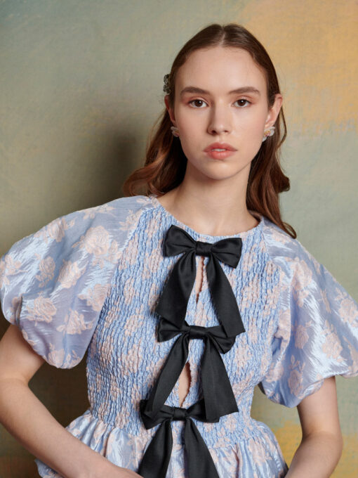 Alexander Jacquard Bow Top - Image 5