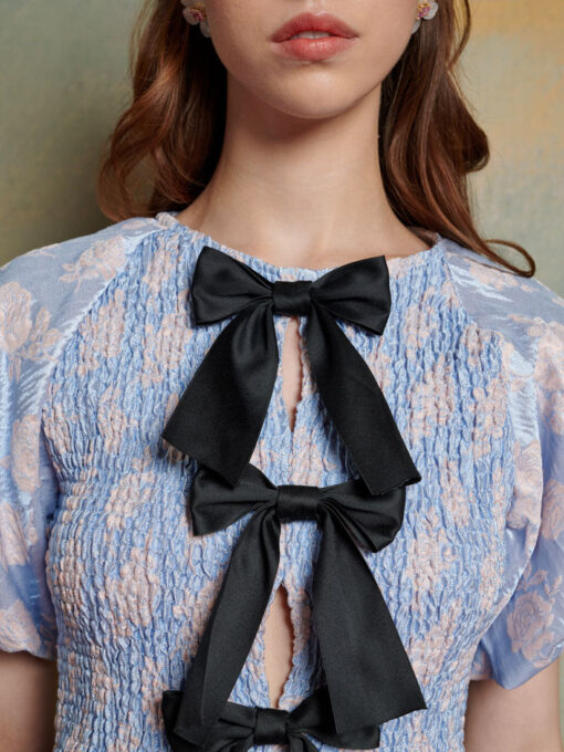 Alexander Jacquard Bow Top - Image 6