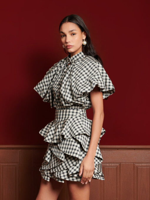 DREAM Thelma Check Blouse - Image 2