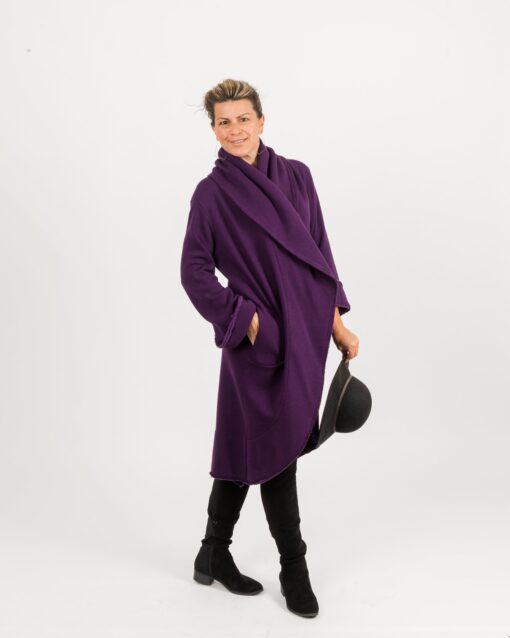 Long Wrap Coat - Image 3