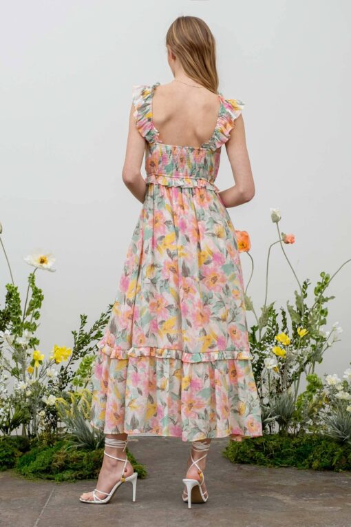 Camilla Floral Print Dress - Image 3