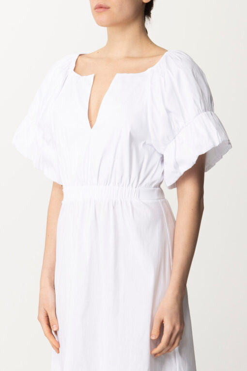 Midi dress in stretch cotton-blend poplin - Image 2