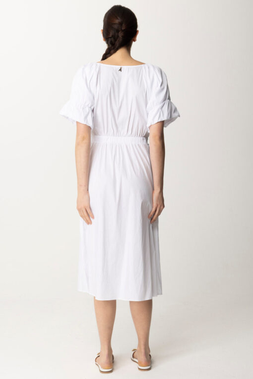 Midi dress in stretch cotton-blend poplin - Image 4