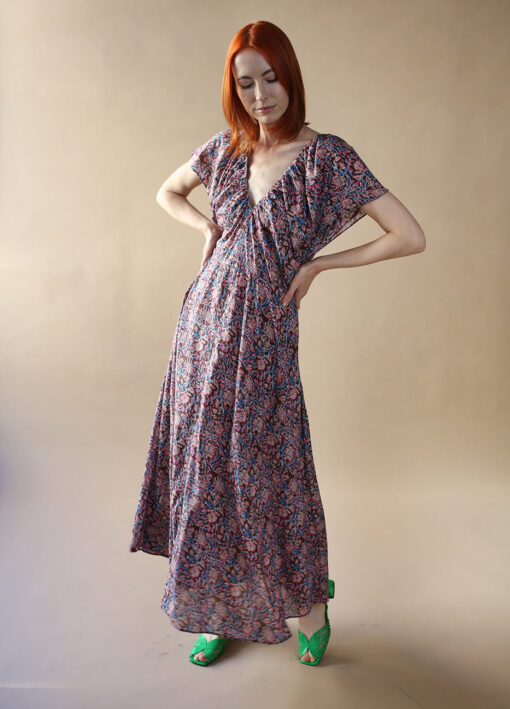 Apiece Apart Monet Ruched Maxi Dress