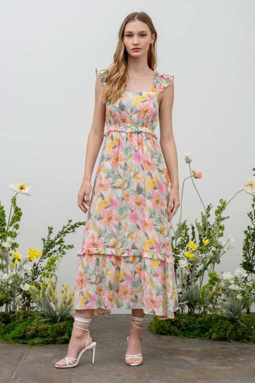 Camilla Floral Print Dress - Image 6