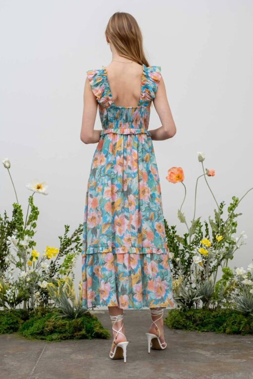 Camilla Floral Print Dress - Image 9