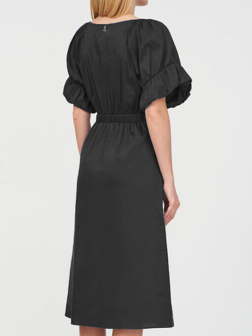 Midi dress in stretch cotton-blend poplin - Image 7