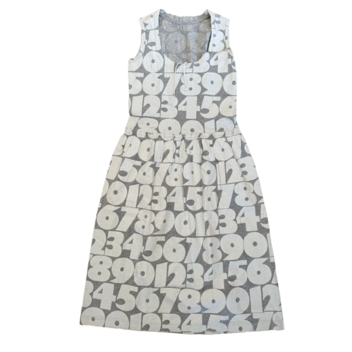 Comme des Garçons Number Print Dress SS02 Sz Small