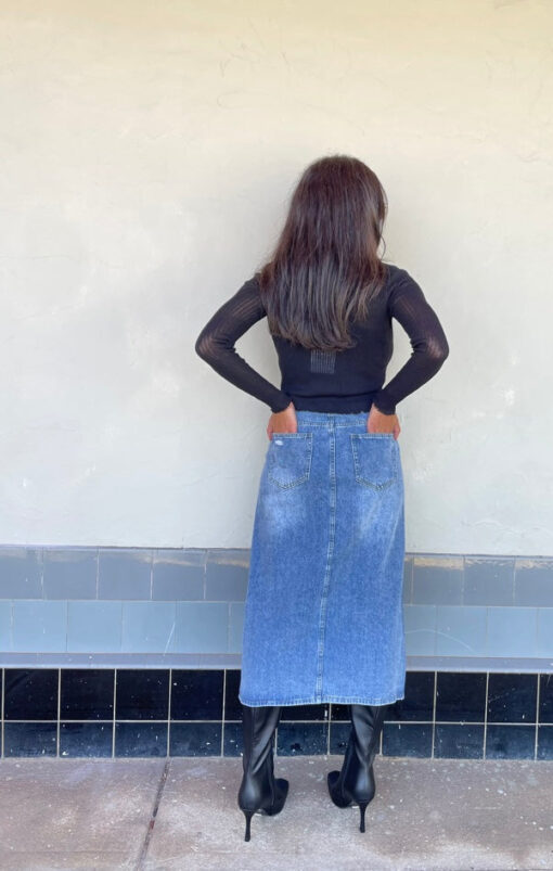 Crete Denim Skirt - Image 3