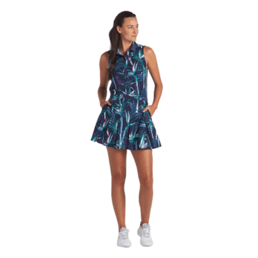 Puma Ladies Paradise Pleated Golf Dress - Navy - Image 2