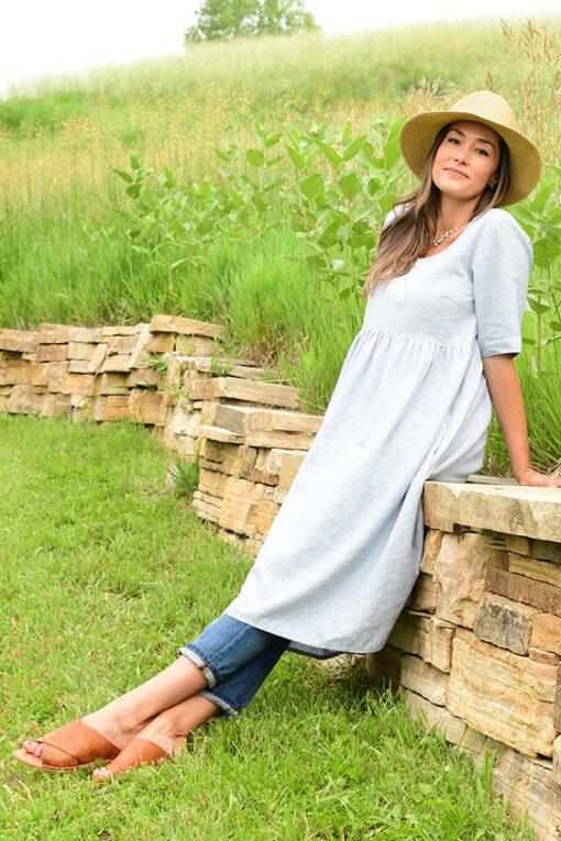 hemp and organic cotton market dress - Image 4