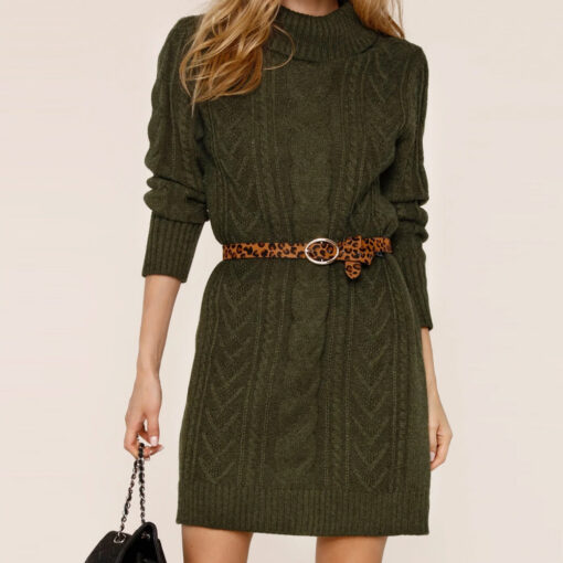 Penelope Dress Olive - Image 4