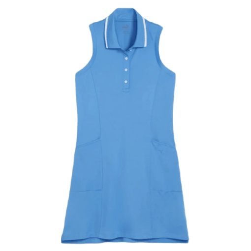 Puma Ladies Everyday Pique Golf Dress - Light Blue