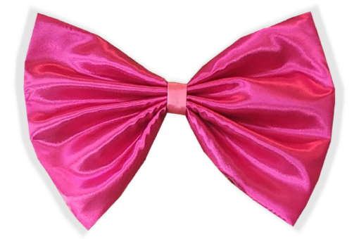 Marli Custom Fit Hot Pink Satin Giant Bow Hairbow Adult Sissy Dress by Leanne's - Image 2