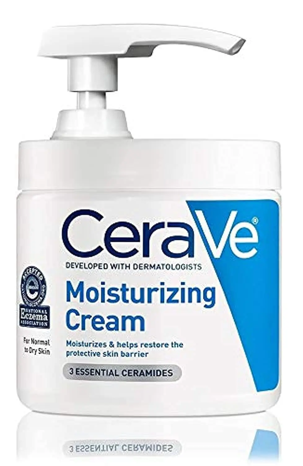 CeraVe Moisturizing Cream Combo Pack, Contains 16 Ounce with Pump 453ml