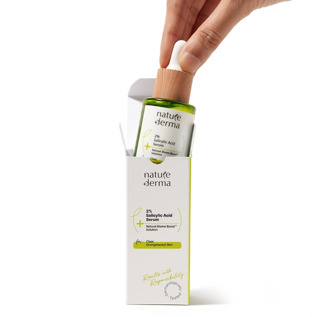 NATURE DERMA 2% Salicylic Acid Serum – 30 ml - Image 4