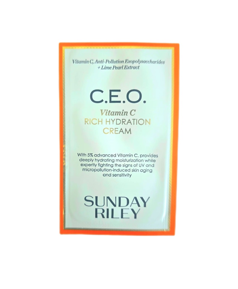 Sunday Riley C.E.O Vitamin C Rich Hydration Cream 1ml Sample