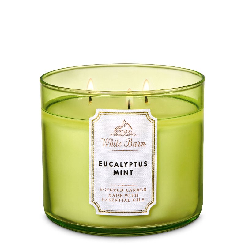 BATH AND BODY WORKS | Eucalyptus Mint Large Cylinder Candles
