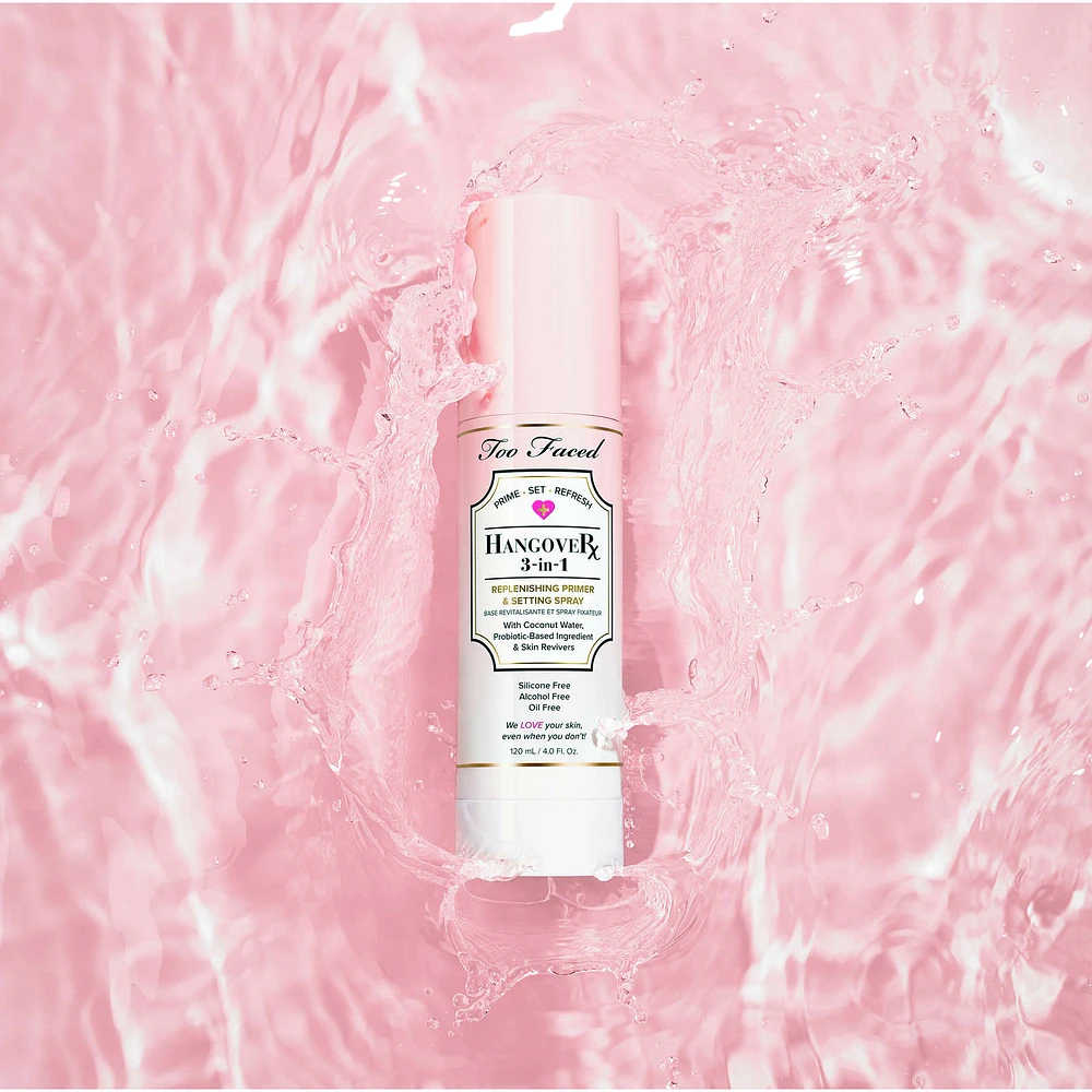 Travel Size Hangover 3-in-1 Primer & Setting Spray Hydrating & Refreshing Spray NET WT. 1.0 OZ. / 30.0 mL - Image 3