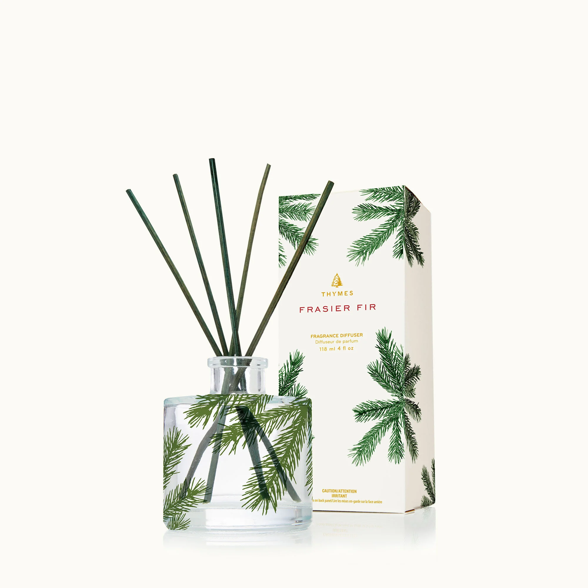 Thymes Frasier Fir Petite Pine Needle Reed Diffuser 4.0 FL OZ
